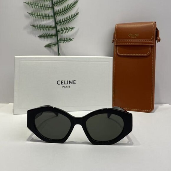 Celine Triomphe Black Women's Sunglasses - Picture 2 of 6